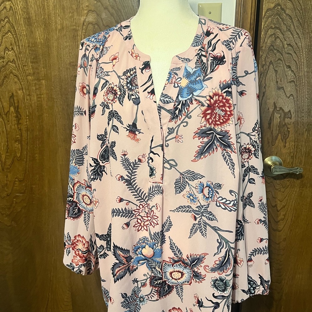 Floral Pink Women's Top